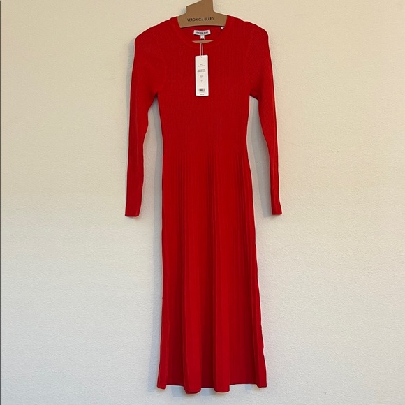 Veronica Beard Dresses & Skirts - Brand new Nami Knit Dress – Poppy – Size XS & S – NWT